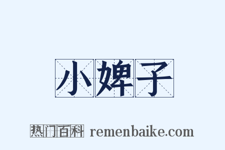 小婢子是什么意思的图片